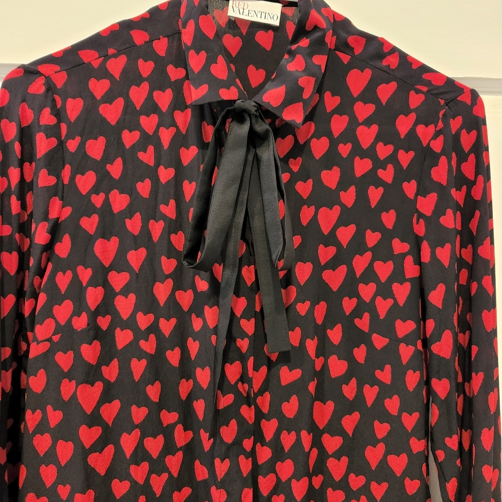 Red Valentino Valentine's blouse